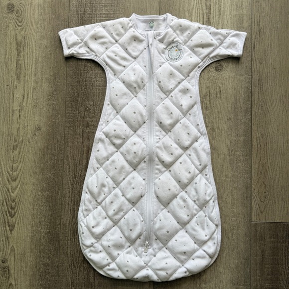 Dreamland Weighted Transition Swaddle Small 3 - 6 Months Grey Star - Picture 1 of 5